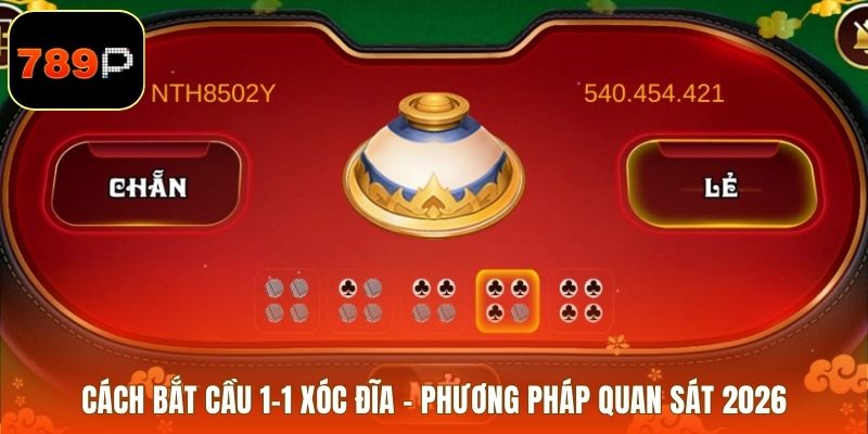 Cách Bắt Cầu 1-1 Xóc Đĩa – Phương Pháp Quan Sát 2026