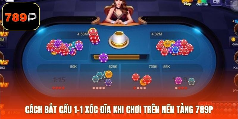 Cách bắt cầu 1-1 xóc đĩa khi chơi trên nền tảng 789P